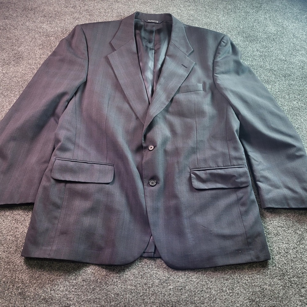 Burberrys  100% Pure Wool‎ Mens Blazer Jacket Apx Large 42-44R See Note